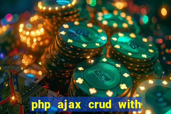 php ajax crud with datatables and bootstrap modals